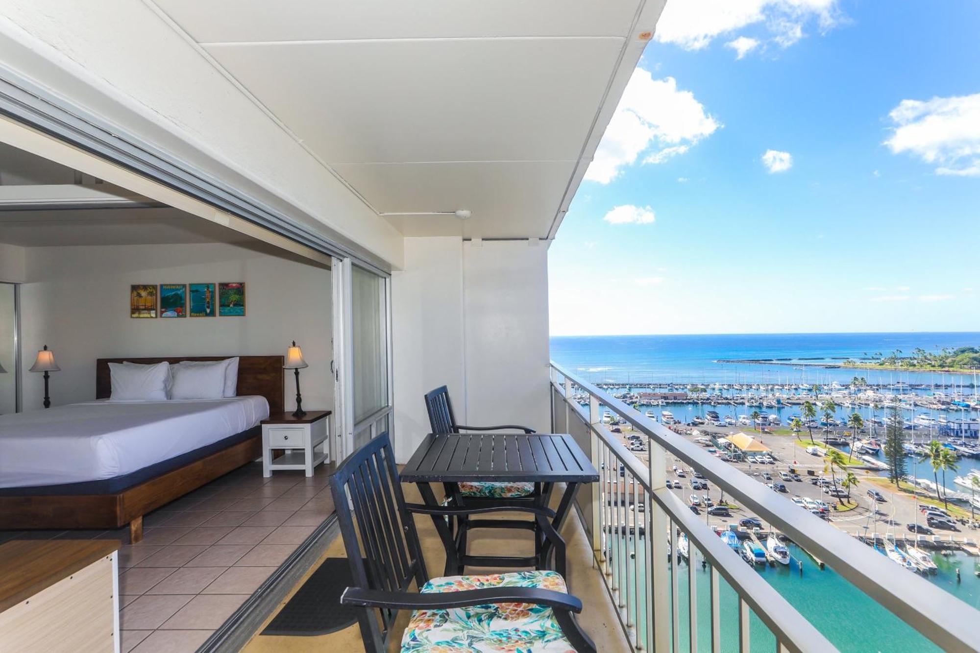 דירות הונולולו Ilikai Tower 1533 Yacht Harbor View 1Br מראה חיצוני תמונה