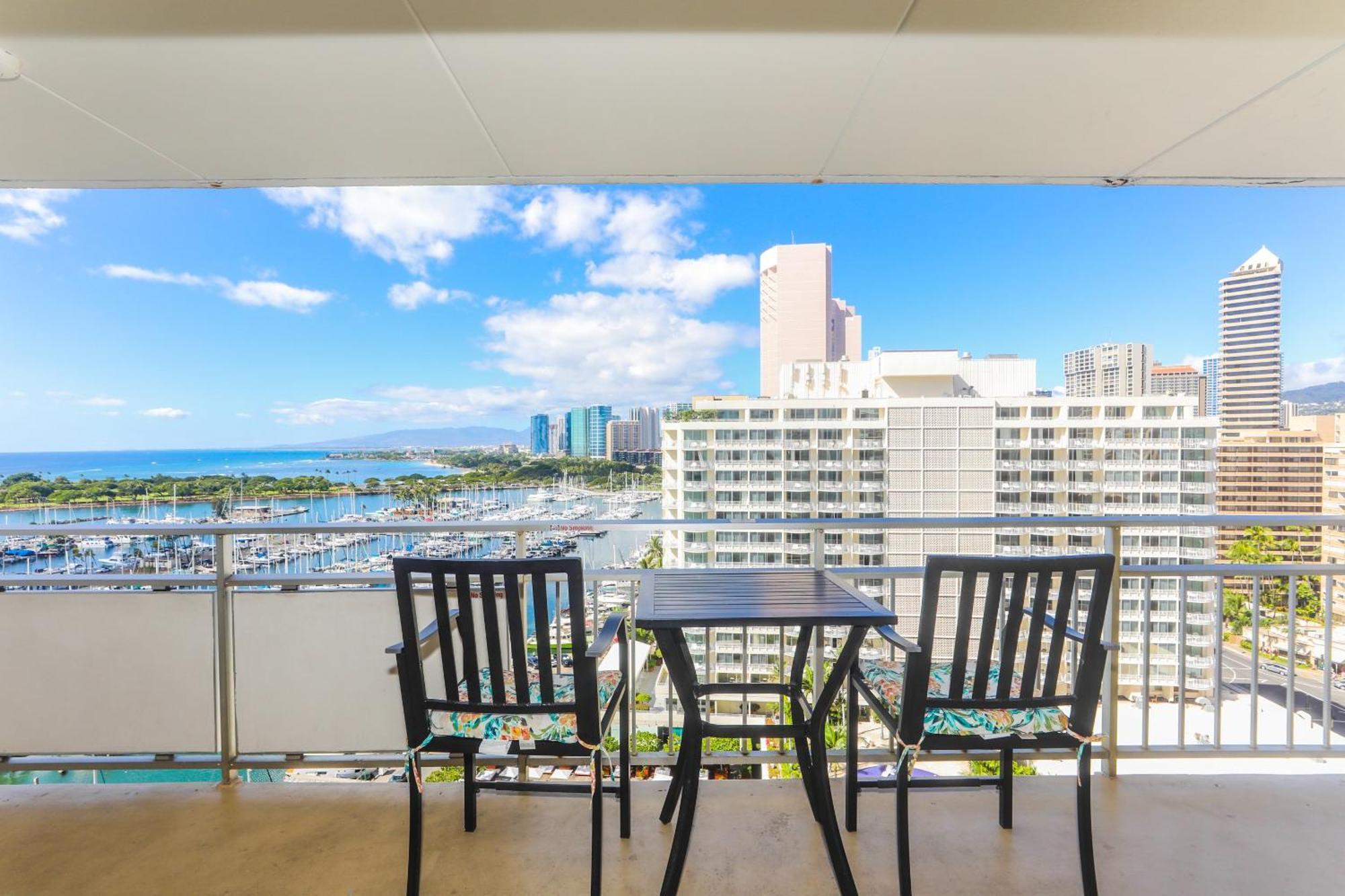 דירות הונולולו Ilikai Tower 1533 Yacht Harbor View 1Br מראה חיצוני תמונה