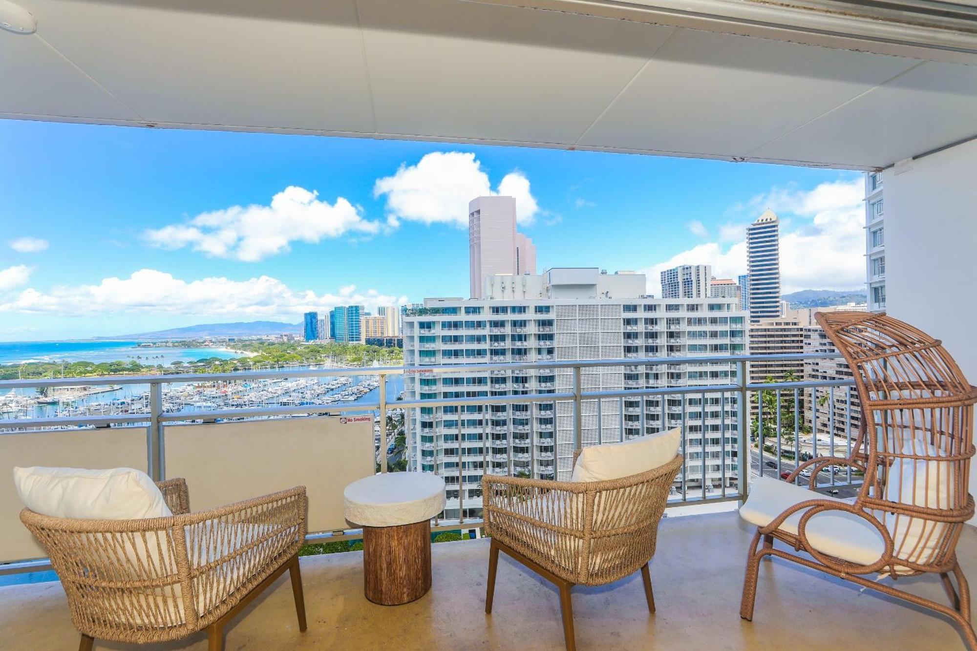 דירות הונולולו Ilikai Tower 1533 Yacht Harbor View 1Br מראה חיצוני תמונה
